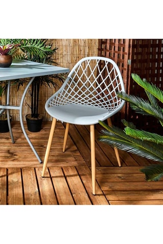 Tuinstoel Malaga 
Grijs en Naturel