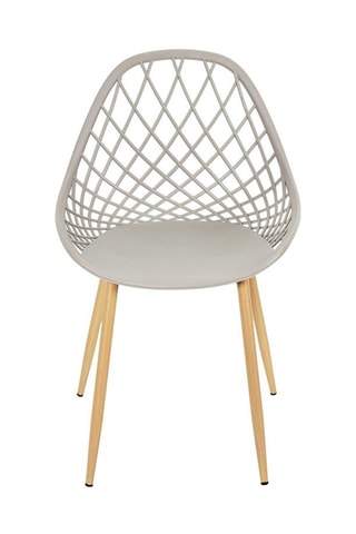 4 Tuinstoelen Malaga - Grijs