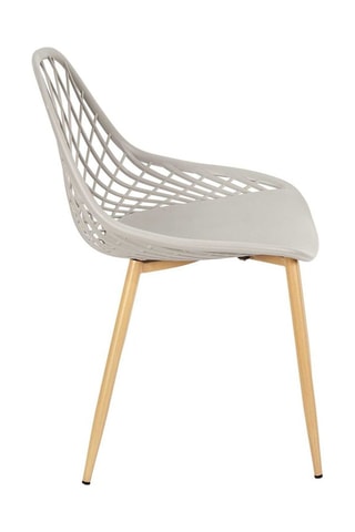 4 Tuinstoelen Malaga - Grijs