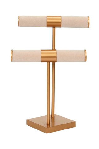 Sieradenhouder Beige en Goudkleurig