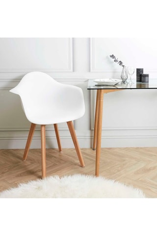 2 Fauteuils Scandinave Wit