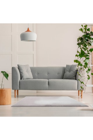 Vloerkleed Crèmekleurig 120 x 170 cm