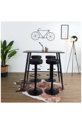 2 Barkrukken Mumford Black Forest - 
Zwart