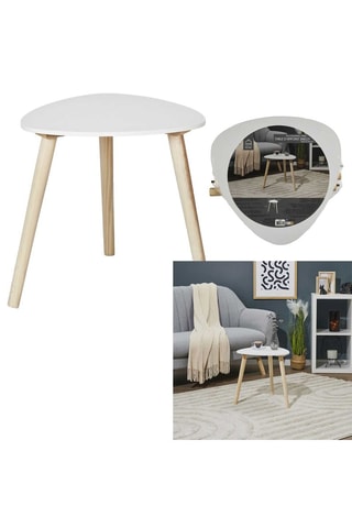 Houten Bijzettafel Shelly