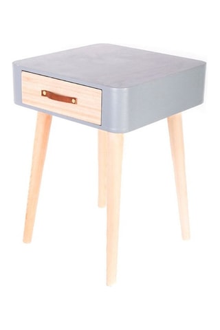 Nachtkastje 1 Lade Grijs