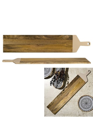 Mangohouten Serviesplank - 100 x 20 x 1,5 cm