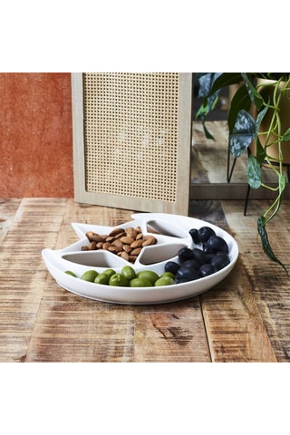 Porseleinen Presenteerschaal Mirage - 30 x 3 x 3 cm