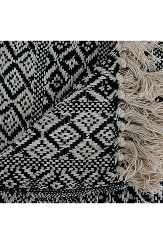 Plaid Zwart en Wit - 120 x 150 cm