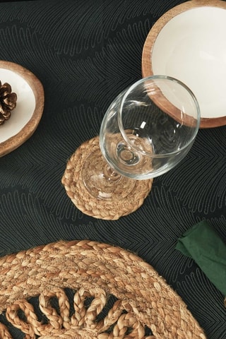 4 Jute Onderzetters - Naturel