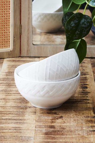 4 Keramische Schaaltjes - 11,2 cm