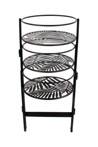 3-In-1 Plantentafeltje Zwart - 66,5 x 21 x 50 cm