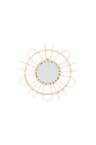 3 Ronde Rotan Spiegels Naturel