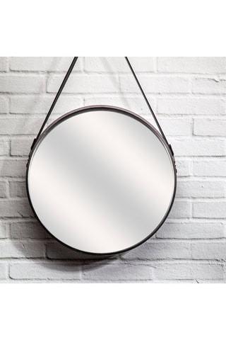 Ronde Spiegel Zwart - 50 cm