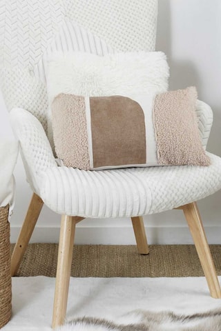 Kussen Beige en Crèmekleurig - 30 x 50 cm