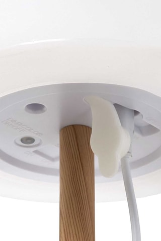 Oplaadbare Lamp Natural - Houtimitatie en Wit