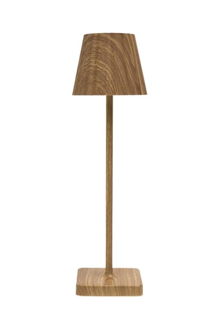 Ledtafellamp - Houtimitatie