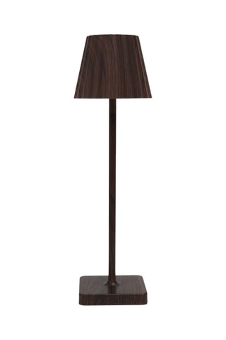 Ledtafellamp - Houtimitatie