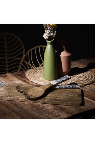 Mangohouten Eettafel - Naturel