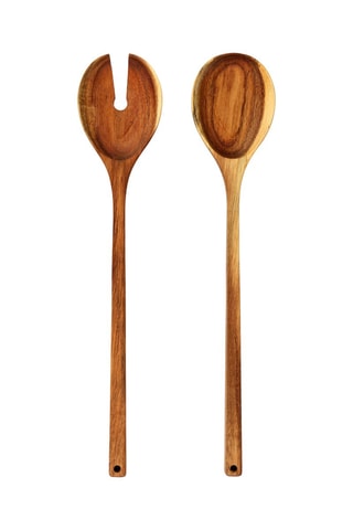 Acaciahouten Serveerbestek - 36 cm