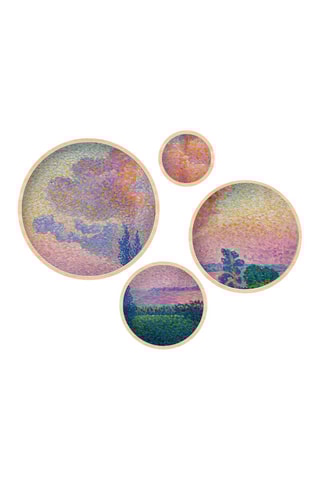 4-delige Wanddecoratie - 45 x 45 cm / 36 x 36 cm / 27 x 27 cm / 18 x 18 cm