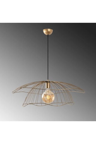 Candeeiro suspenso Mantar - Dourado - 40 W