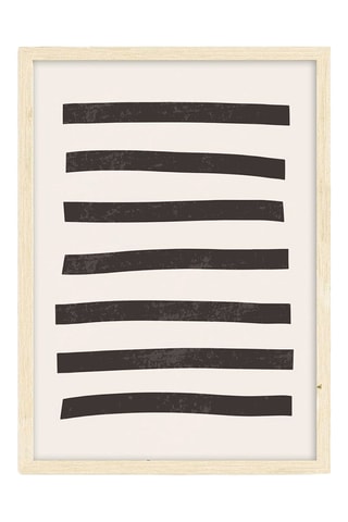 3 Houten Wanddecoraties- Zwart - 50 x 70 x 2 cm