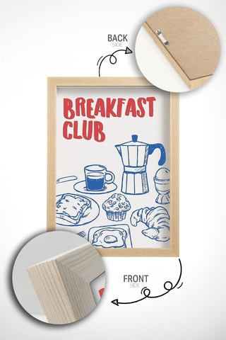 3 Houten Wanddecoraties- Wit - 33 x 48 x 2 cm