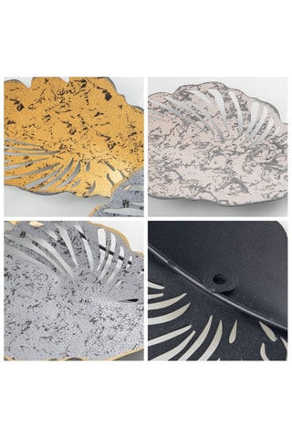 Acessório de parede decoração em metal - 117 x 2 x 57 cm