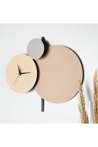 Wandklok - 48 cm - Beige