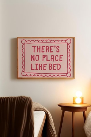 Houten Wanddecoratie - Roze - 33 x 48 cm