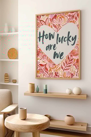 Houten Wanddecoratie - Beige - 33 x 48 cm