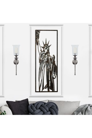 Wanddecoratie - Zwart - 32 x 90 cm