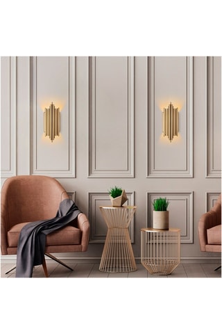 Wandlamp Reis - Goudkleurig