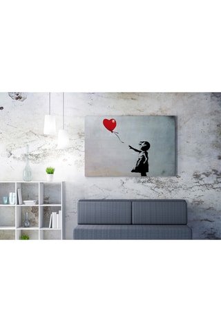 Wanddecoratie “Girl With Balloon” Banksy - 50 x 70 cm