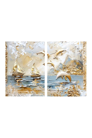 2 tableaux - 80 x 120 cm