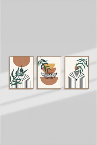 3 Wanddecoraties - 33 x 48 cm