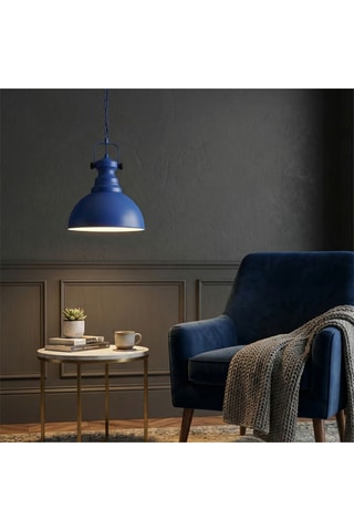 Hanglamp - Blauw - 40 W