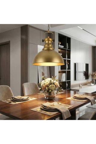 Hanglamp - Goudkleurig - 40 W