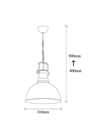 Hanglamp - Goudkleurig - 40 W