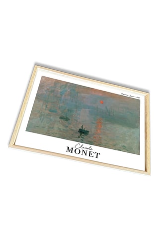 Wanddecoratie “Impression, soleil levant” Claude Monet - 42 x 62 cm