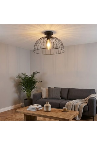 Plafondlamp - 40 W - Zwart