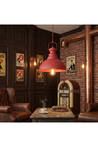 Hanglamp - Rood - 40 W