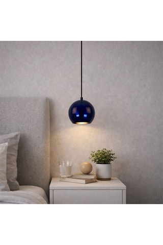 Hanglamp - Blauw - 40 W