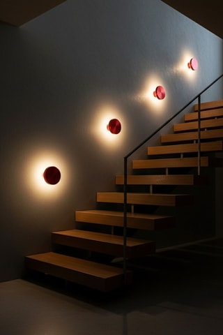 Ledwandlamp - Rood - 5 W