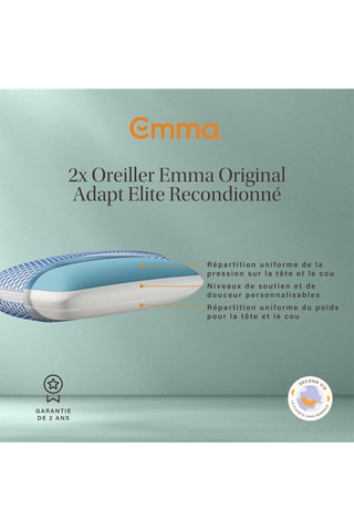 2 oreillers Emma Original Adapt Elite Reconditionné