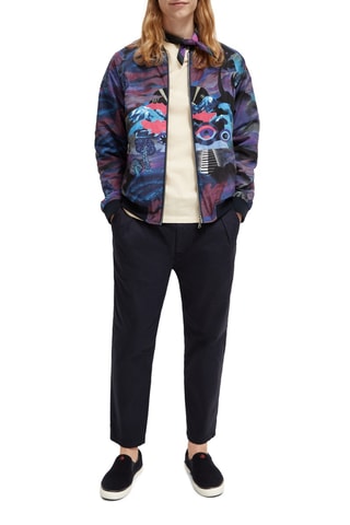 Carré - Violet et noir