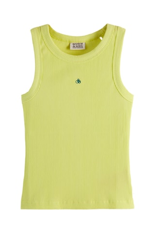 Débardeur en coton biologique - Jaune