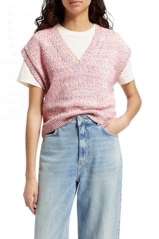 Pull sans manches - Rose