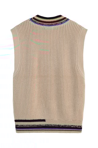 Pull sans manches - Beige