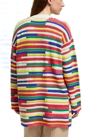 Gilet long - Rouge et vert